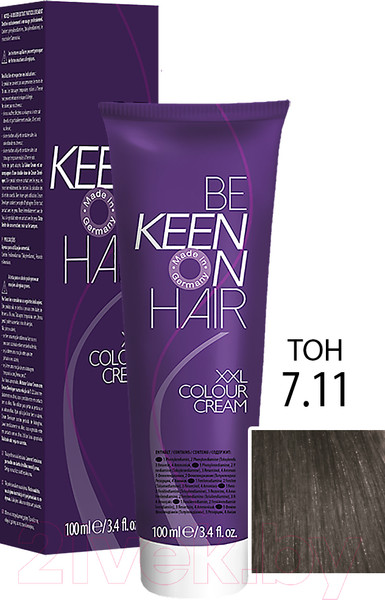 Изображение товара Крем-краска для волос KEEN Colour Cream 7.11