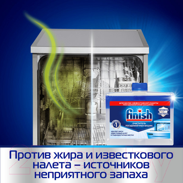 Изображение товара Чистящее средство для посудомоечной машины Finish Лимон (250мл)