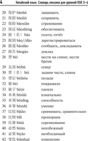 Изображение товара Словарь АСТ Китайский язык. Словарь лексики для уровней HSK 3-4