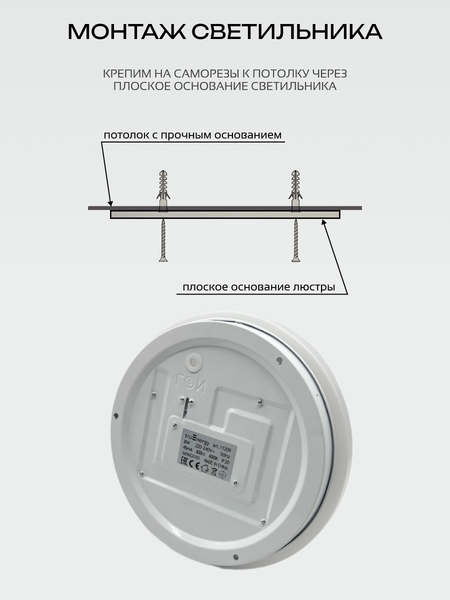 Изображение товара Потолочный светильник Truenergy 11209