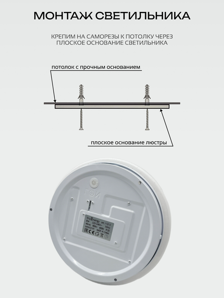 Изображение товара Потолочный светильник Truenergy 11213