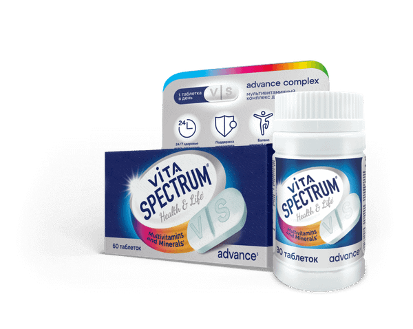 Изображение товара Витаминно-минеральный комплекс Vitaspectrum Адванс для всей семьи (30шт)