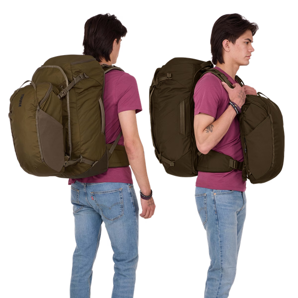 Изображение товара Рюкзак туристический Thule Landmark Travel Pack 70L TLPM270DKH / 3205318 (хаки)