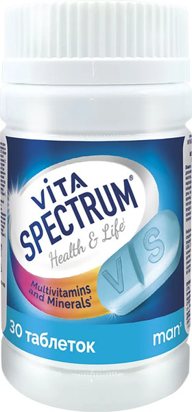Изображение товара Витаминно-минеральный комплекс Vitaspectrum Для мужчин (30шт)