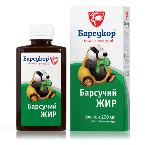 Изображение товара Жирные кислоты Барсукор Барсучий жир (200мл)