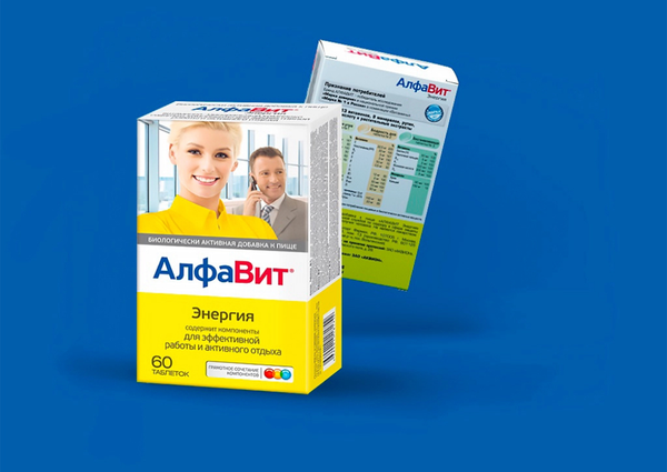 Изображение товара Комплексная пищевая добавка АлфаВит Энергия (60таблеток)