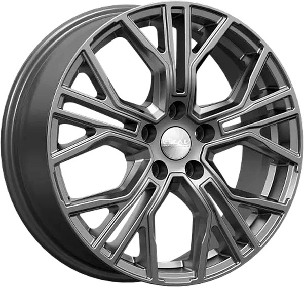 Изображение товара Литой диск SKAD Тибет 17x6.5" 5x108мм DIA 63.35мм ET 50мм Графит