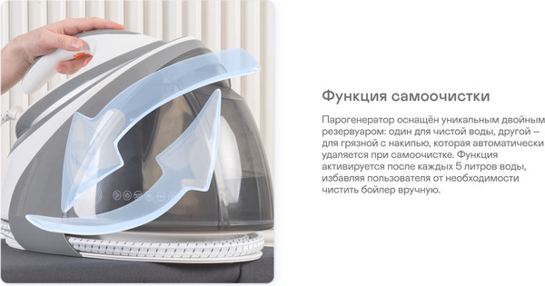 Изображение товара Утюг с парогенератором Garlyn GST-10 Pro