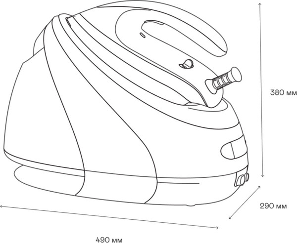 Изображение товара Утюг с парогенератором Garlyn GST-10 Pro