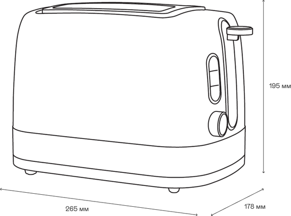 Изображение товара Тостер Garlyn Flower Grace TR-500
