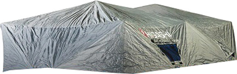 Изображение товара Накидка для палатки Higashi Double Pyramid Half Tent Rain Cover 05075_3735 (серый)