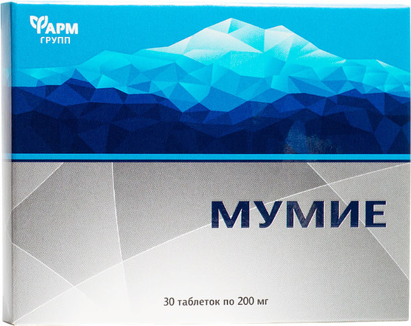 Изображение товара Пищевая добавка Фармгрупп Мумие (30шт)