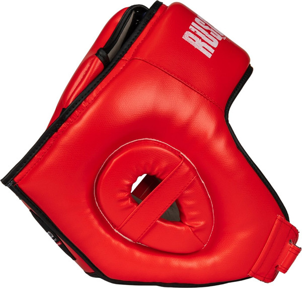 Изображение товара Боксерский шлем RuscoSport Усиленный с закрытым верхом (XL, красный)