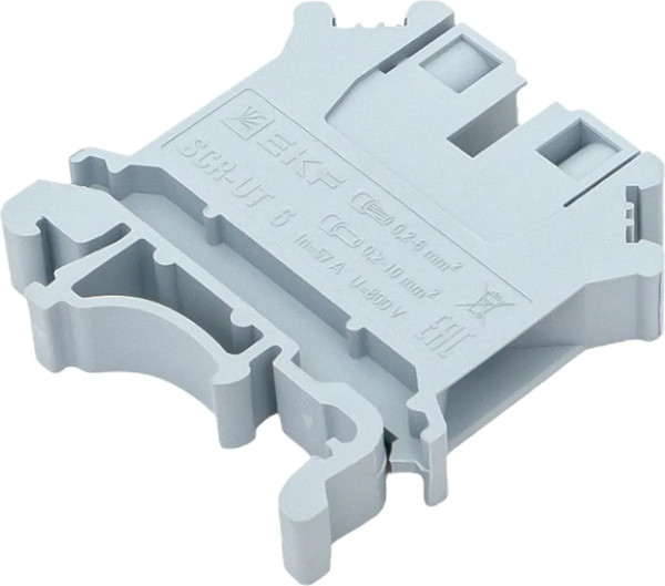 Изображение товара Клеммная колодка EKF Scr-ut-6-g (серый)