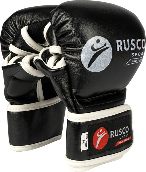 Изображение товара Перчатки для единоборств RuscoSport к/з (L, черный)