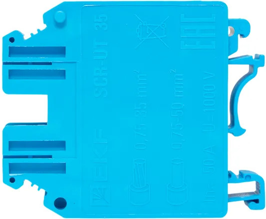 Изображение товара Клеммная колодка EKF Scr-ut-35-b (синий)