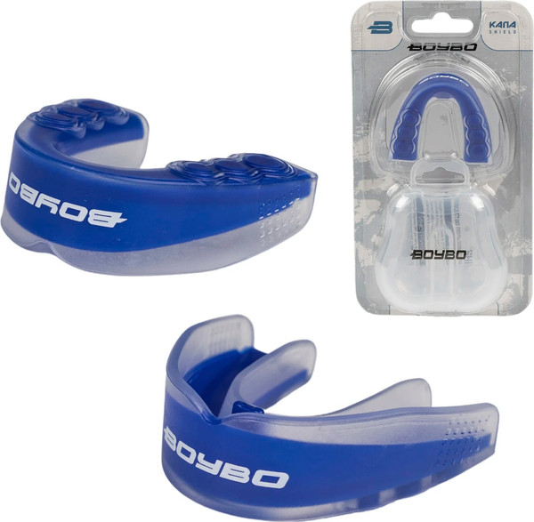 Изображение товара Боксерская капа BoyBo Shield BS200 Premium одночелюстная (синий)