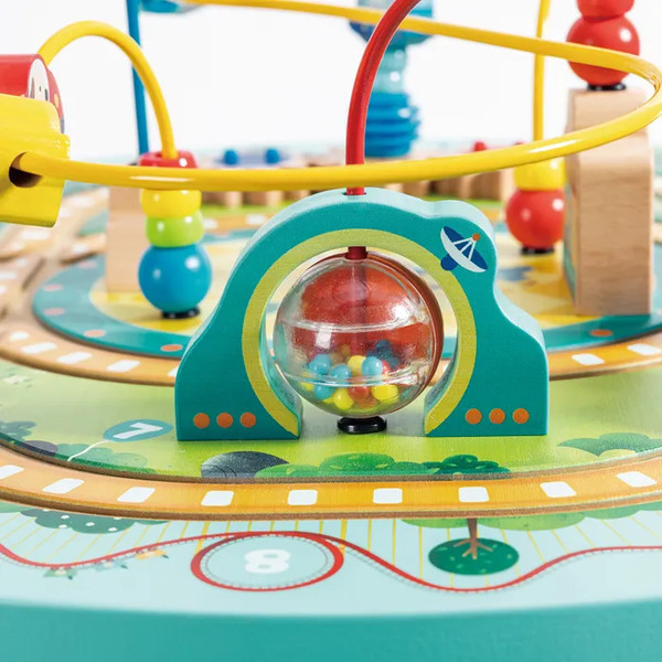 Изображение товара Развивающий игровой стол Hape Железная дорога Стол-лабиринт / E3829_HP
