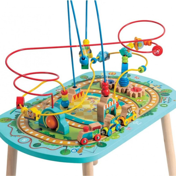 Изображение товара Развивающий игровой стол Hape Железная дорога Стол-лабиринт / E3829_HP
