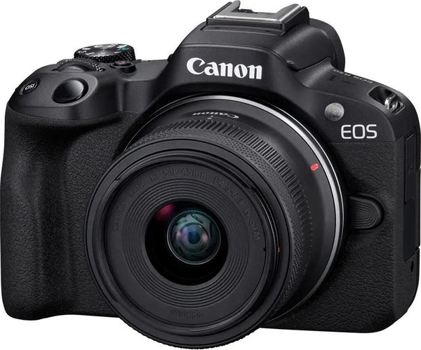 Изображение товара Беззеркальный фотоаппарат Canon EOS R50 Kit RF-S 18-45mm IS STM 5811C013 / 5811C015 (черный)