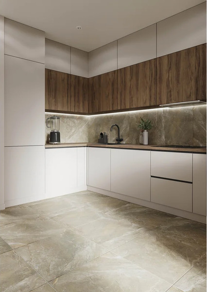 Изображение товара Плитка Beryoza Ceramica Лайфстоун GP темно-коричневый (500x500)