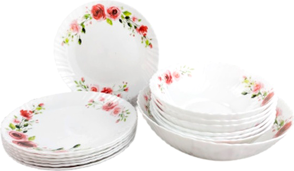 Изображение товара Набор тарелок JEWEL Роуз ПС0080-58