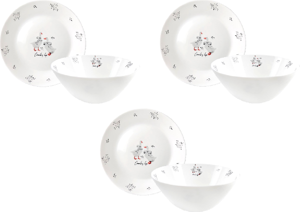 Изображение товара Набор тарелок JEWEL Гусики ПС00107-58 (6шт)