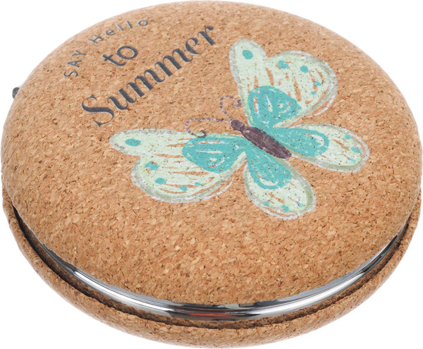 Изображение товара Зеркало карманное Dewal Beauty Пробковая / DPMP-2712PN