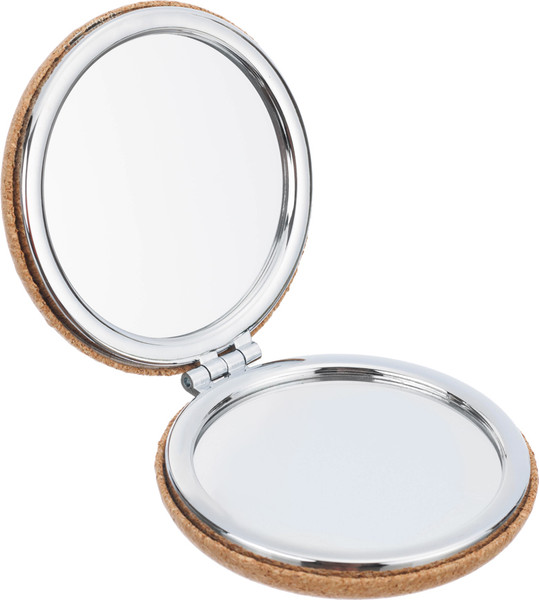 Изображение товара Зеркало карманное Dewal Beauty Пробковая / DPMP-2712PN