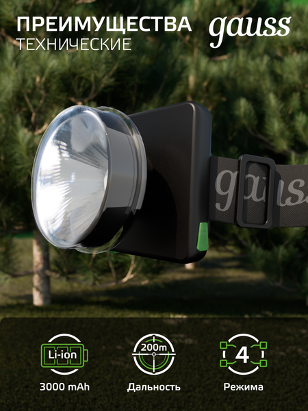 Изображение товара Фонарь Gauss GFL401 / GF401