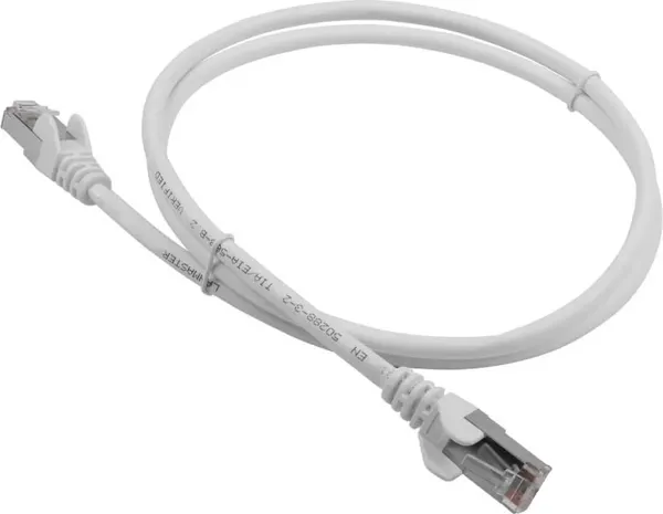 Изображение товара Кабель Lanmaster LAN-PC45/S5E-1.0-WH