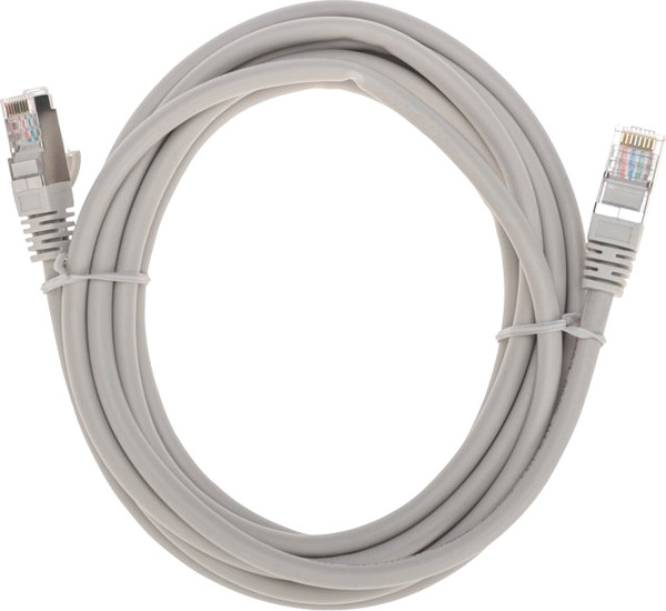 Изображение товара Кабель Rexant S/FTP CAT 6A 10G RJ45-RJ45 28AWG LSZH / 02-0390-3 (3м, серый)