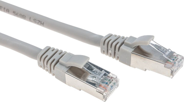 Изображение товара Кабель Rexant S/FTP CAT 6A 10G RJ45-RJ45 28AWG LSZH / 02-0390-3 (3м, серый)