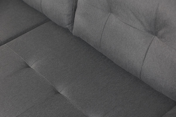 Изображение товара Диван угловой Mio Tesoro Норд 542 2ек-1пф BoxWel (627 темно-серый)