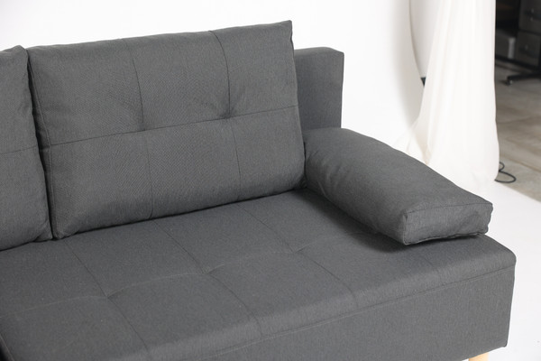 Изображение товара Диван угловой Mio Tesoro Норд 542 2ек-1пф BoxWel (627 темно-серый)