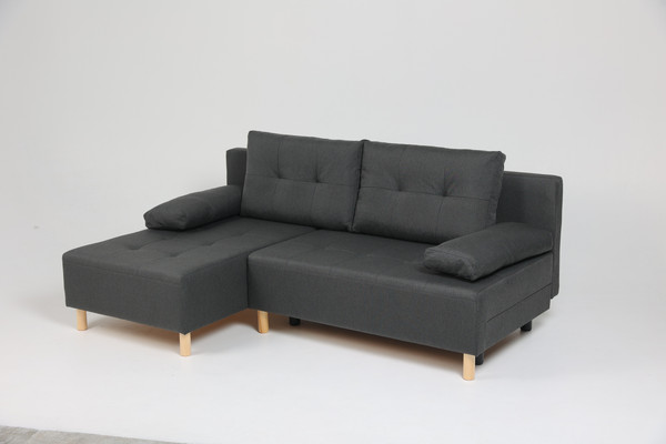 Изображение товара Диван угловой Mio Tesoro Норд 542 2ек-1пф BoxWel (627 темно-серый)