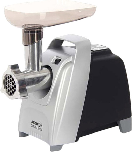 Изображение товара Мясорубка электрическая Аксион М 62.01 (черно-серебристый)