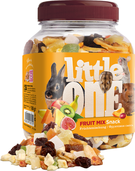 Изображение товара Лакомство для грызунов Mealberry Little One Фруктовая смесь (180г)