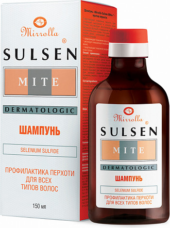 Изображение товара Шампунь для волос Mirrolla Мирролла Сульсен Мите 2024 (150мл)