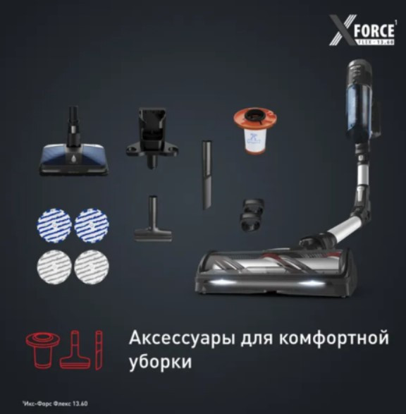 Изображение товара Вертикальный пылесос Tefal TY9AC1WO