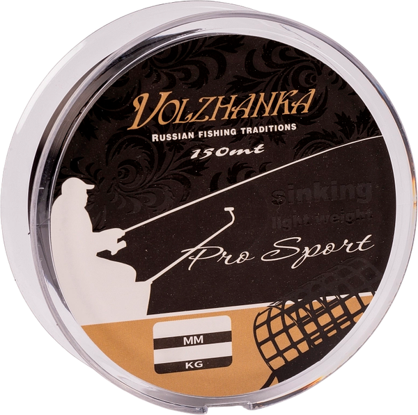 Изображение товара Леска монофильная Волжанка Pro Sport Sinking 0.28мм 7.21кг / PSS-0028 (150м, черный)