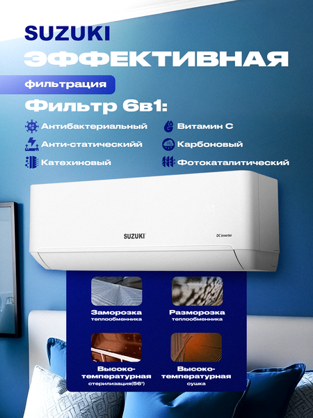 Изображение товара Сплит-система SUZUKI SUSH-C122DC