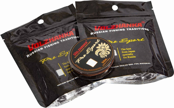 Изображение товара Леска монофильная Волжанка Pro Sport 0.086мм 0.72кг / PST-0086 (50м, прозрачный)