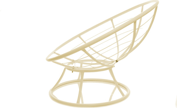 Изображение товара Кресло садовое M-Group Папасан / 12010501 (бежевый/бежевая подушка)