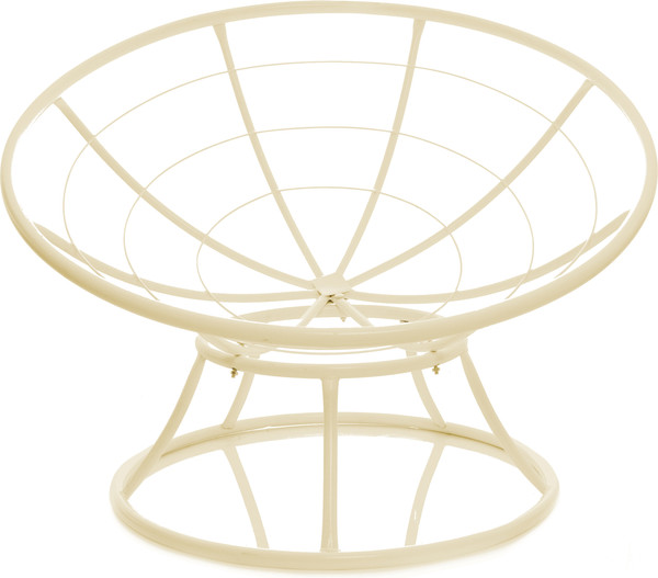 Изображение товара Кресло садовое M-Group Папасан / 12010502 (бежевый/бордовая подушка)