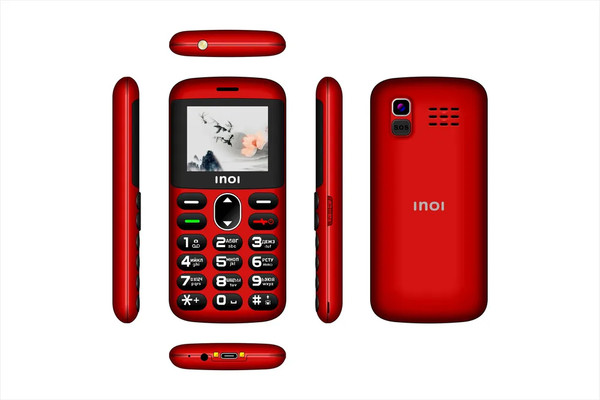 Изображение товара Мобильный телефон Inoi 148 Senior 4G (красный)