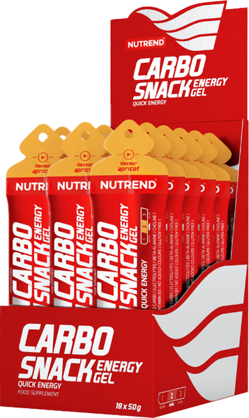 Изображение товара Энергетический гель Nutrend Carbosnack (3x50г, абрикос)