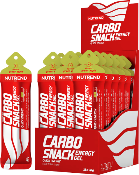 Изображение товара Энергетический гель Nutrend Carbosnack (3x50г, зеленое яблоко)