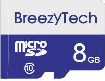 Изображение товара Карта памяти BreezyTech MicroSD 8GB Class 6 (без адаптера)