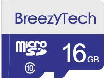 Изображение товара Карта памяти BreezyTech MicroSD 16GB Class 10 (без адаптера)